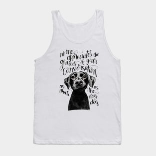 Black dog Tank Top